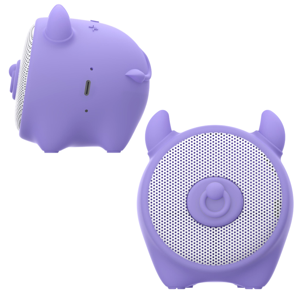 CELLY KIDS PORTABLE SPEAKER 3W BULL SHAPE PURPLE