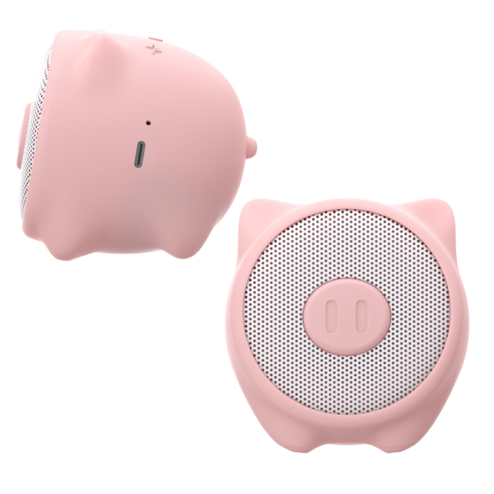 CELLY KIDS PORTABLE SPEAKER 3W PIG SHAPE PINK