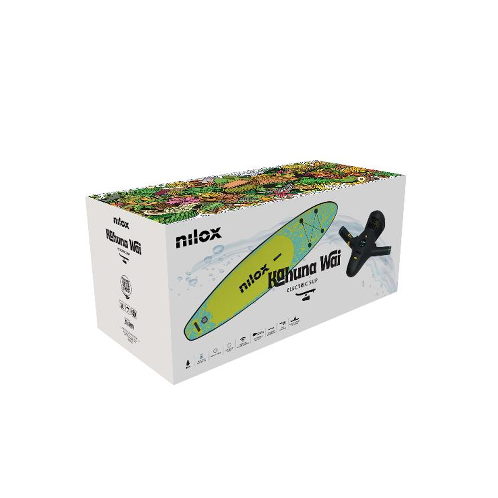 NILOX SUP WAI GREEN/YELLOW + KAHUNA WATER SCOOTER BUNDLE