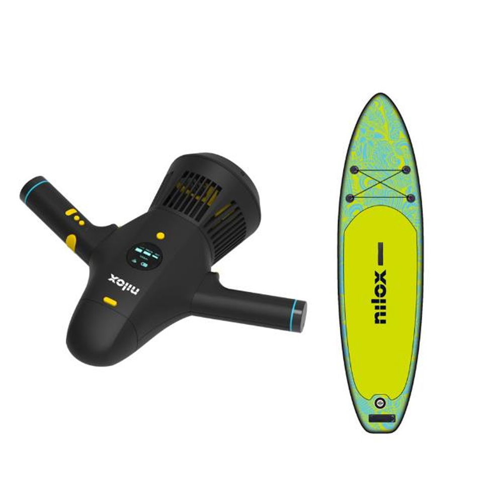 NILOX SUP WAI GREEN/YELLOW + KAHUNA WATER SCOOTER BUNDLE