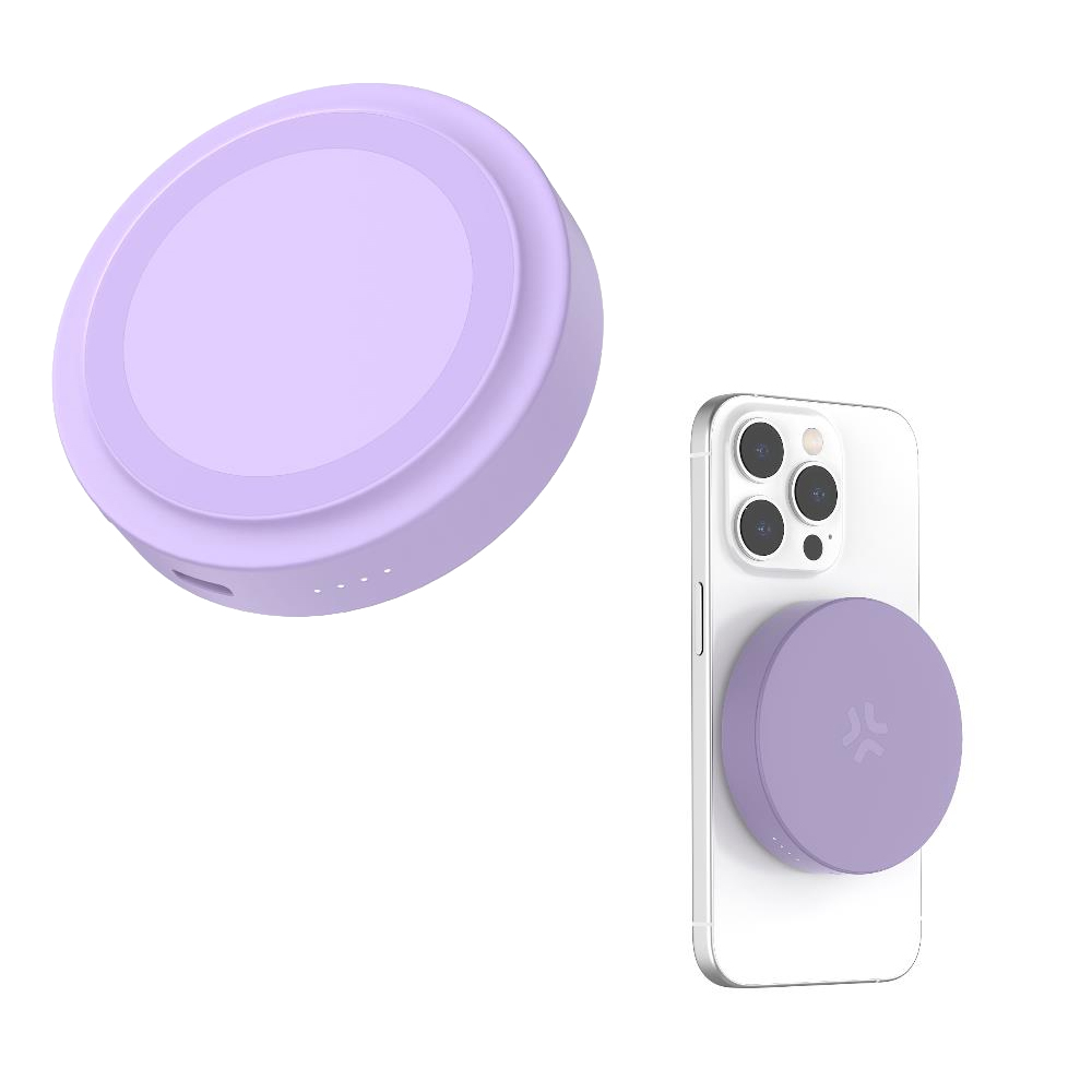 CELLY MAGPB3000 5W 3000MAH MAGSAFE POWERBANK VIOLET