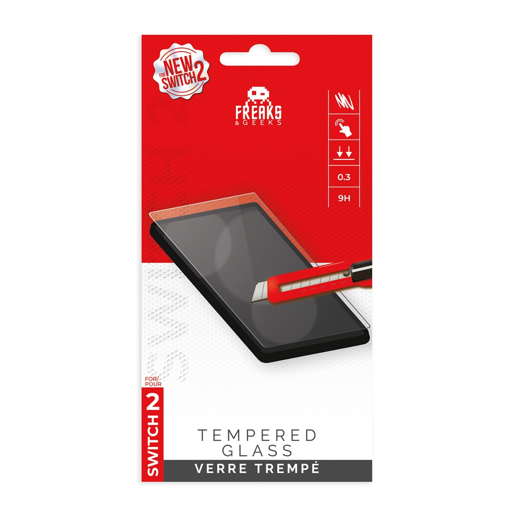 FREAKS & GEEKS NINTENDO SWITCH 2 TEMPERED GLASS