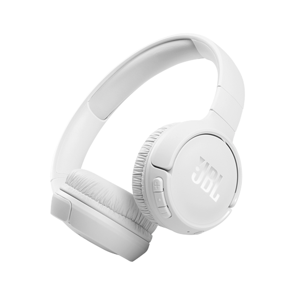 JBL T510BT WHITE WIRELESS ON EAR HEADPHONES