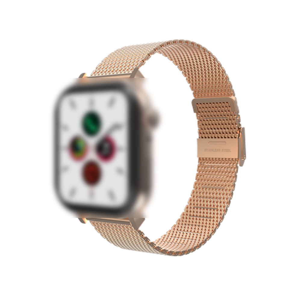 JUST IN CASE APPLE WATCH SILKSTEEL STRAP 44/45/46/49MM - ROSE GOLD