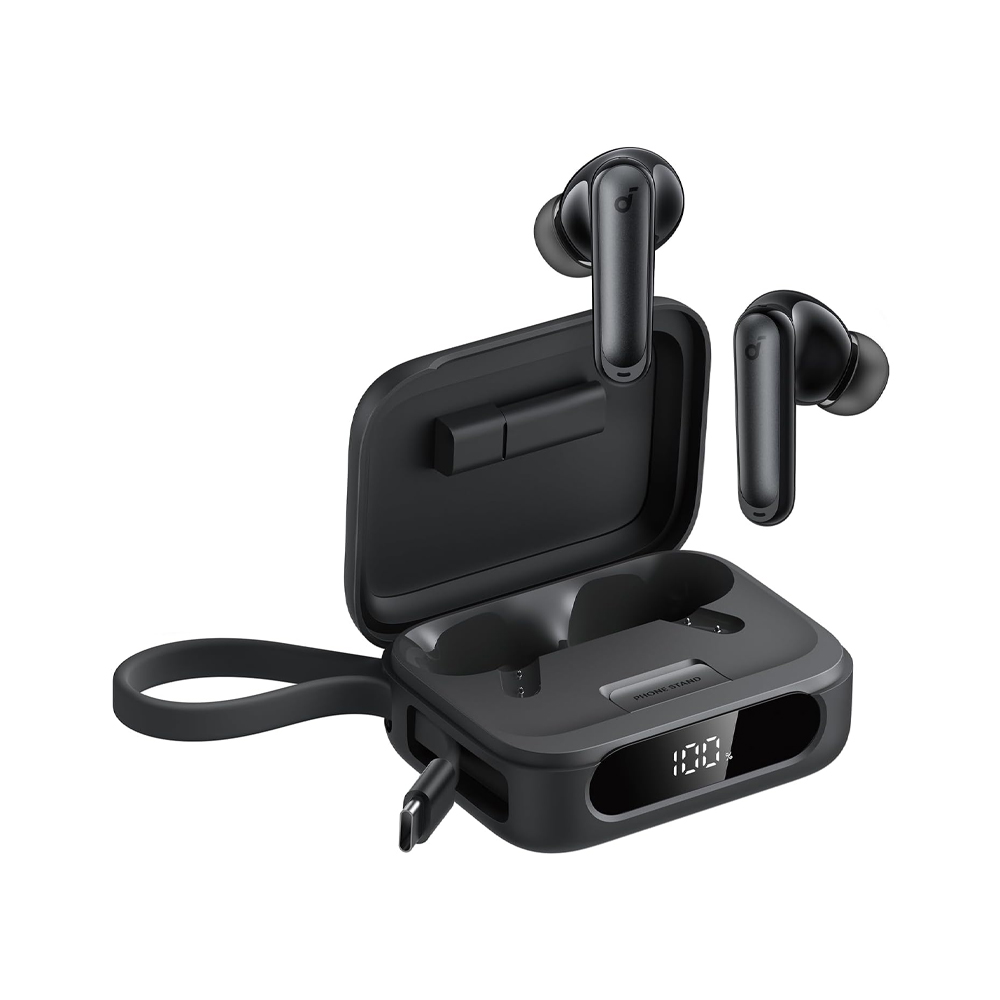 ANKER SOUNDCORE P41I WIRELESS EARBUDS W/PHONE CHARGER BUILT-IN BLACK 