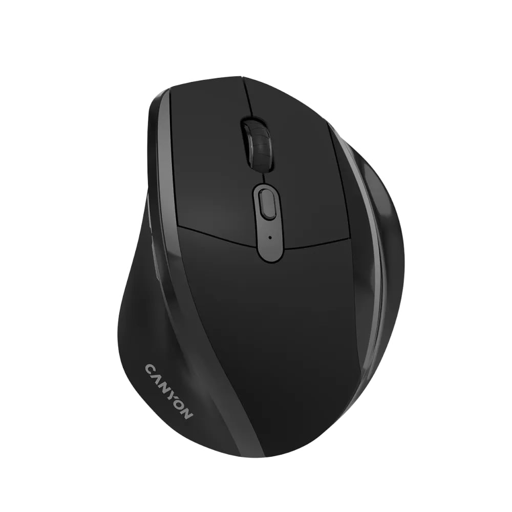 CANYON ONCLICK 17 WIRELESS ERGONOMIC 6 BUTTON MOUSE BLACK