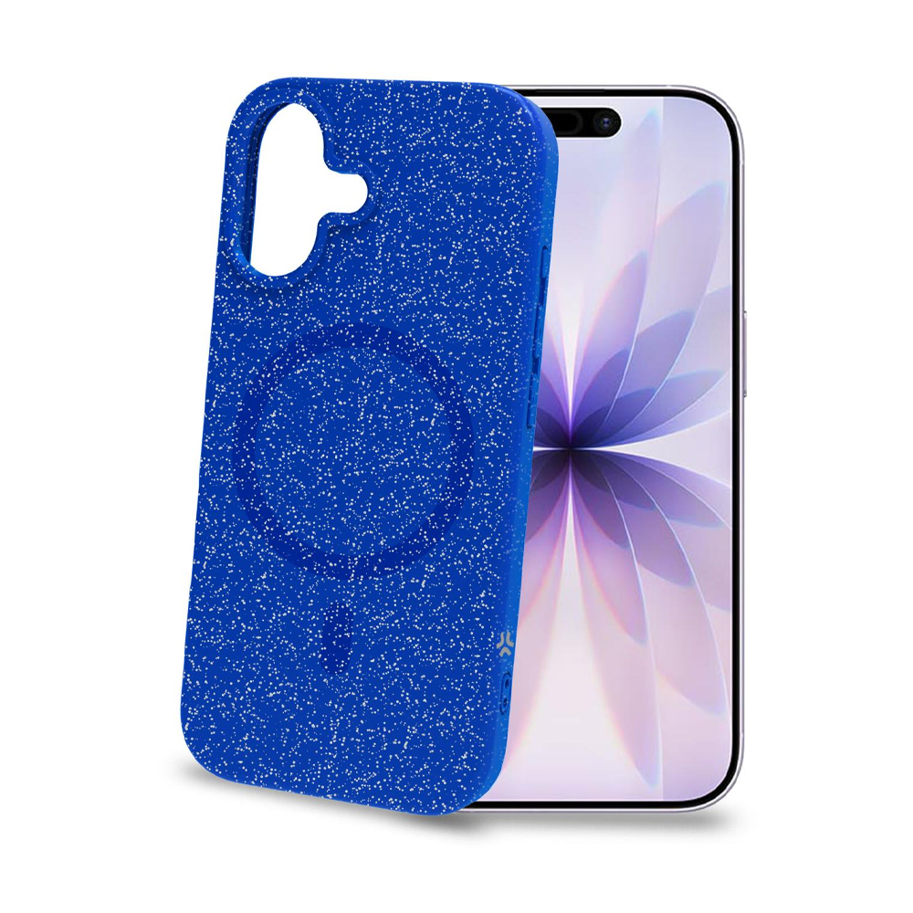 CELLY MAGSAFE GLITTER CASE IPHONE 17 BLUE