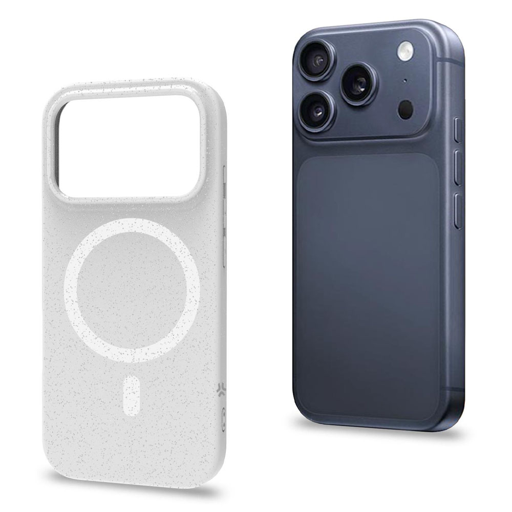 CELLY MAGSAFE GLITTER CASE IPHONE 17 PRO WHITE