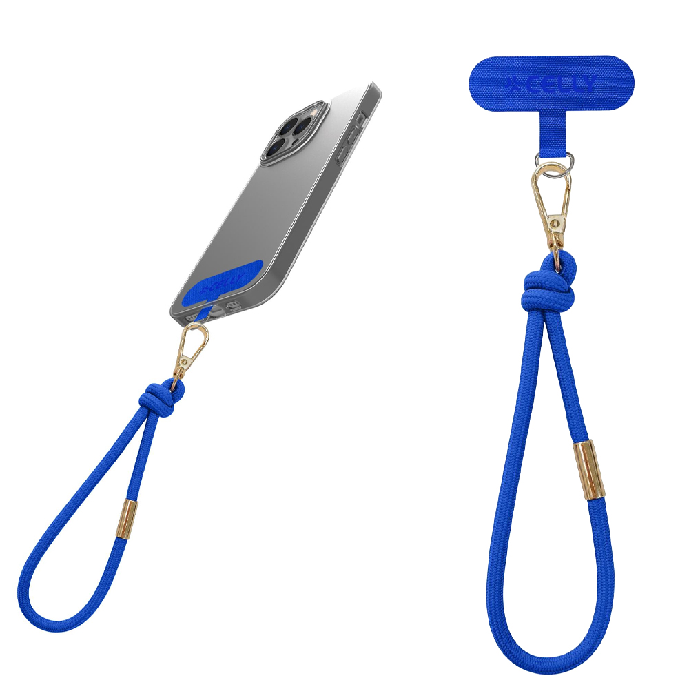 CELLY UNIVERSAL WRIST STRAP 36CM BLUE