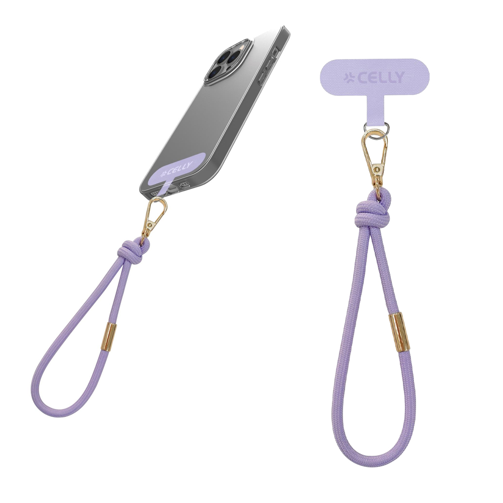 CELLY UNIVERSAL WRIST STRAP 36CM VIOLET