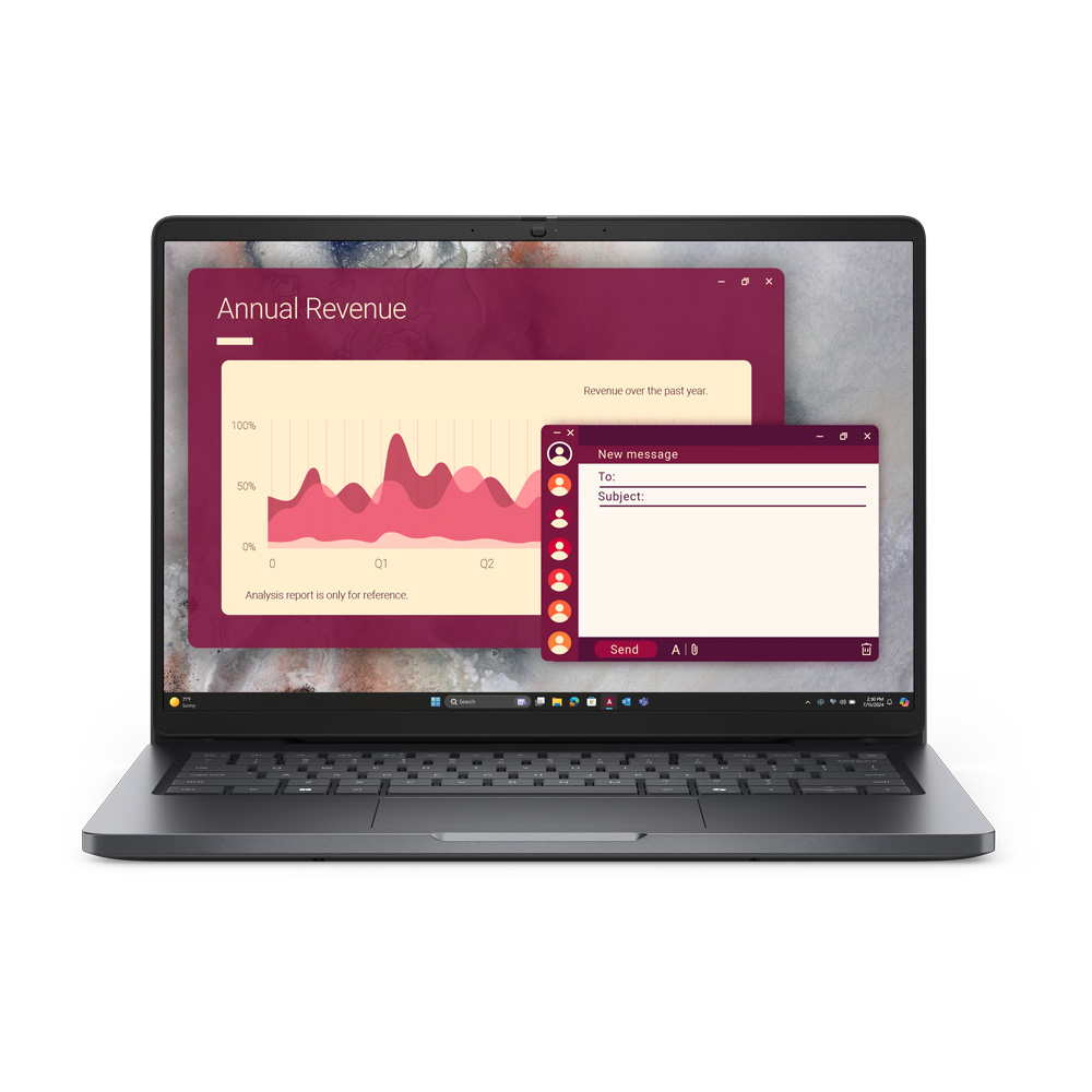 DELL PRO 14 PLUS FHD+ ULTRA 7 255U 16GB (1X16) 512GB SSD W11P 5/1YR