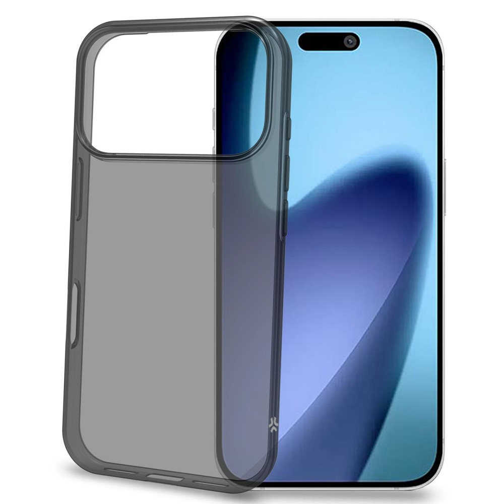 CELLY TPU TRANSPARENT BLACK SOFT CASE IPHONE 17 PRO