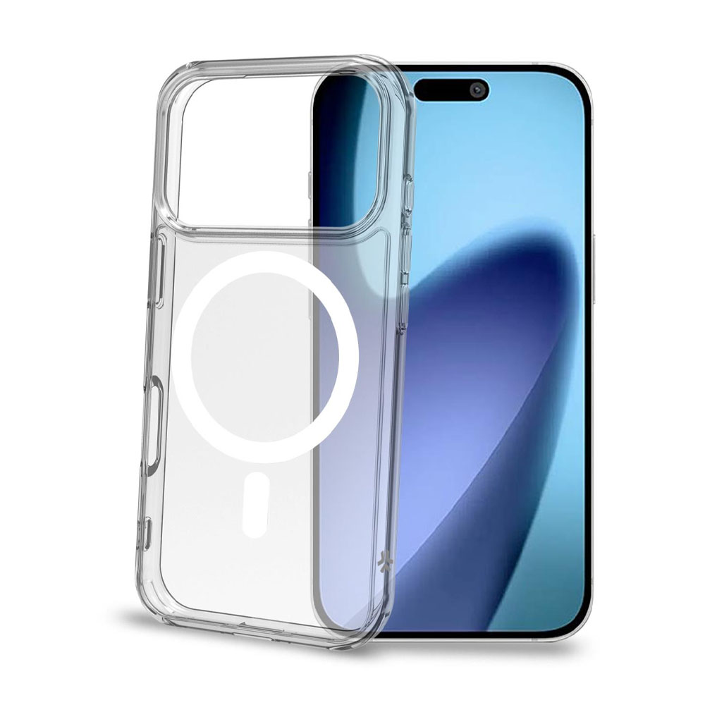 CELLY MAGSAFE TPU TRANSPARENT SOFT CASE WHITE IPHONE 17 PRO MAX