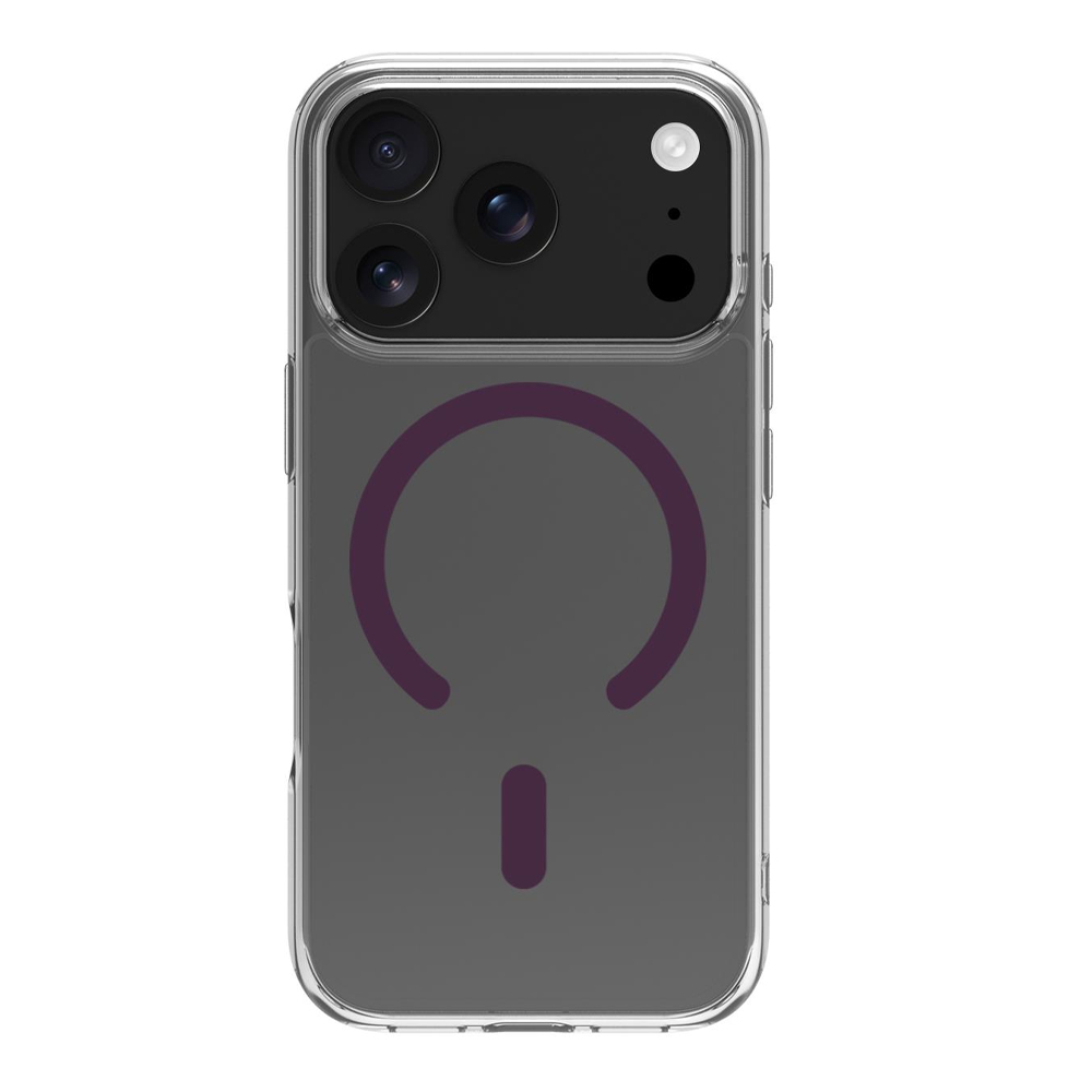 CELLY MAGSAFE TPU TRANSPARENT SOFT CASE CHERRY (BURGANDY) IPHONE 17 / 18 PRO