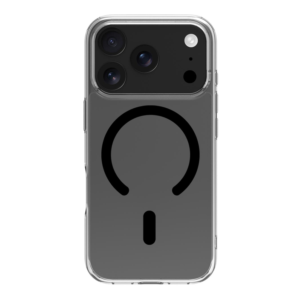 CELLY MAGSAFE TPU TRANSPARENT SOFT CASE BLACK IPHONE 17 / 18 PRO MAX
