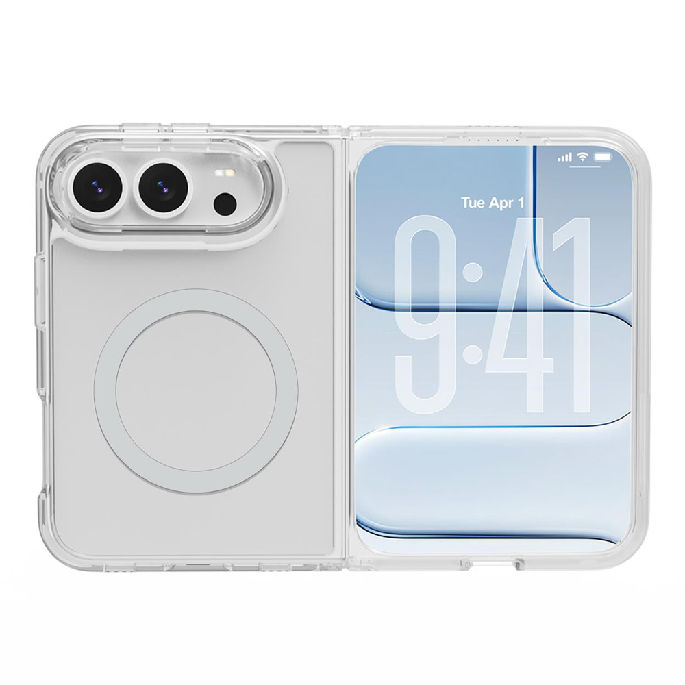 CELLY MAGSAFE TPU TRANSPARENT SOFT CASE SILVER  IPHONE DUO