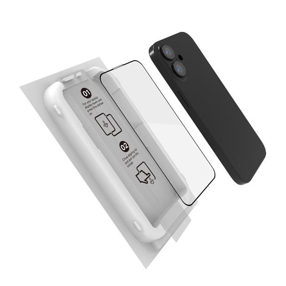 CELLY GLASS SCREEN PROTECTOR W/APPLICATOR IPHONE 17