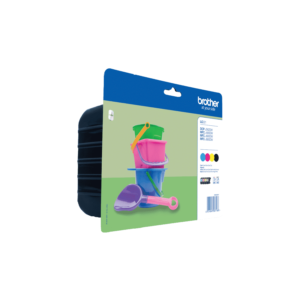 BROTHER INK VALUE PACK - LC221VALBP