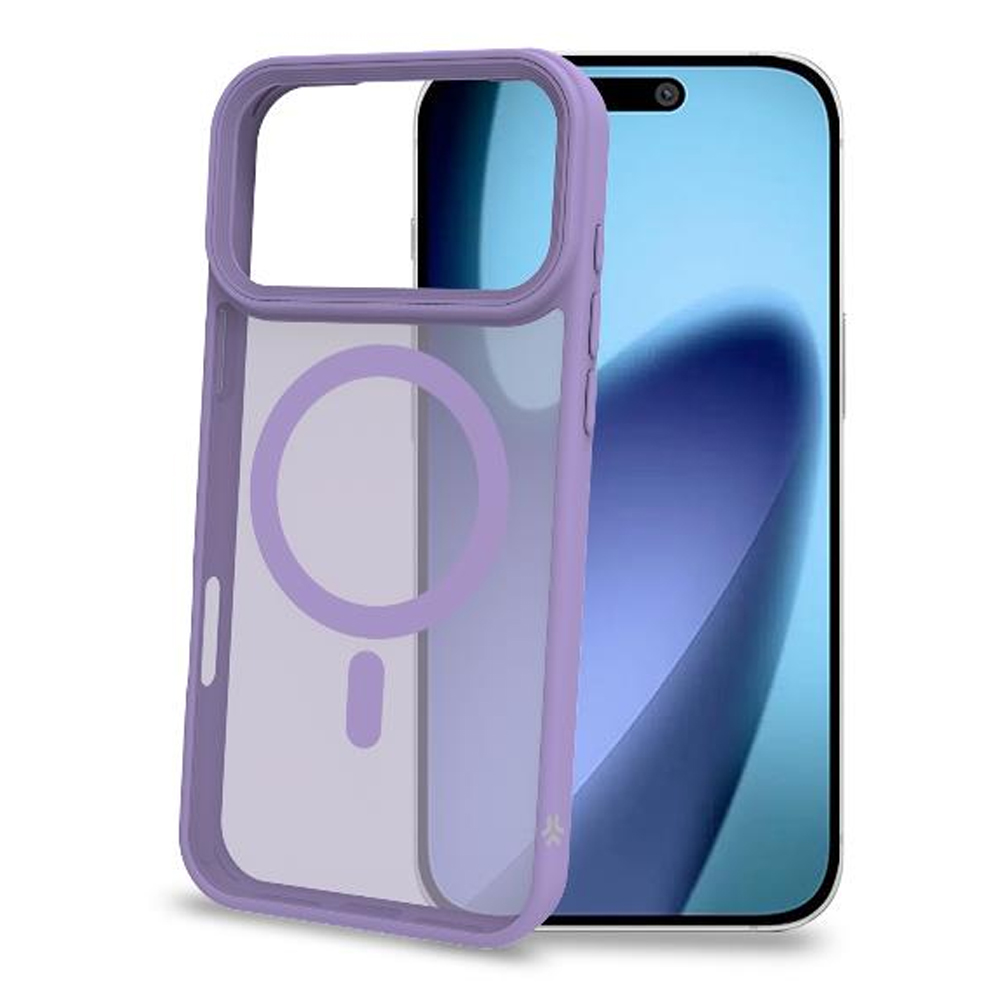 CELLY MAGSAFE TPU TRANSPARENT MATT CASE VIOLET IPHONE 17 PRO MAX