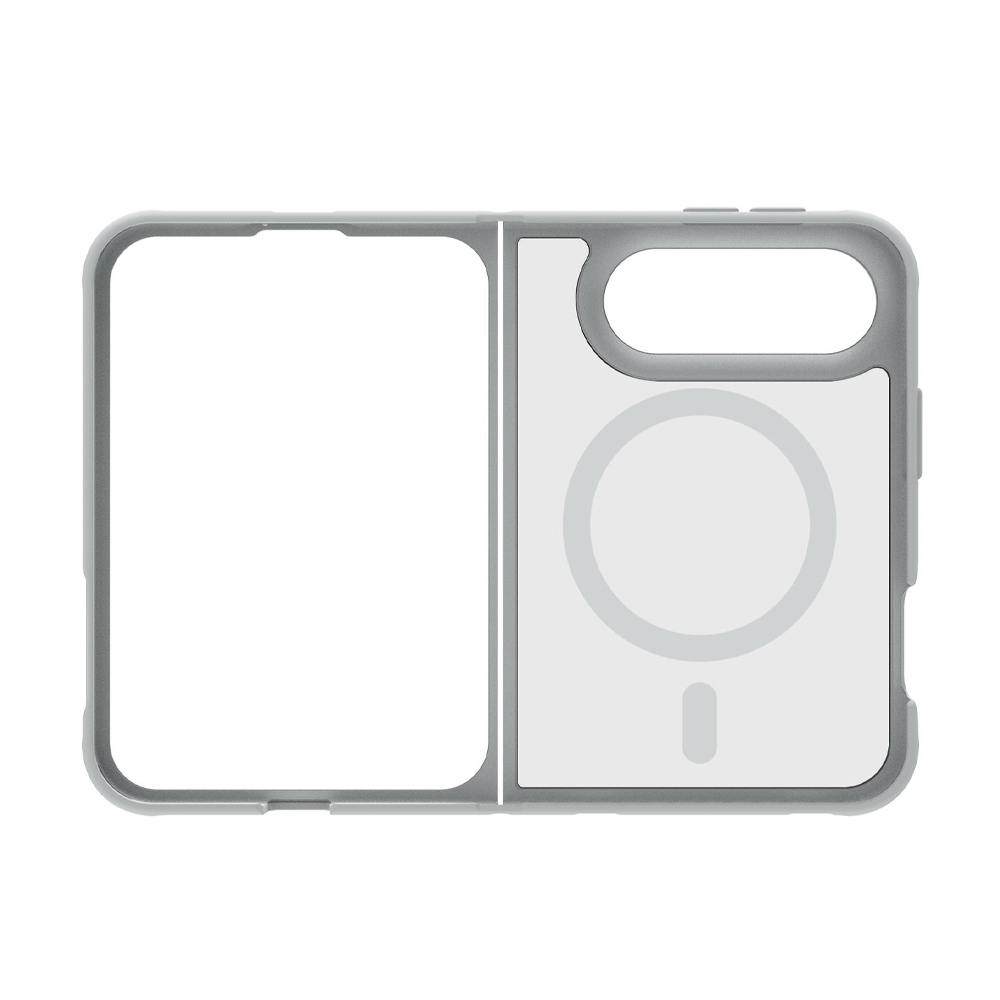 CELLY MAGSAFE TPU TRANSPARENT MATT CASE SILVER IPHONE DUO