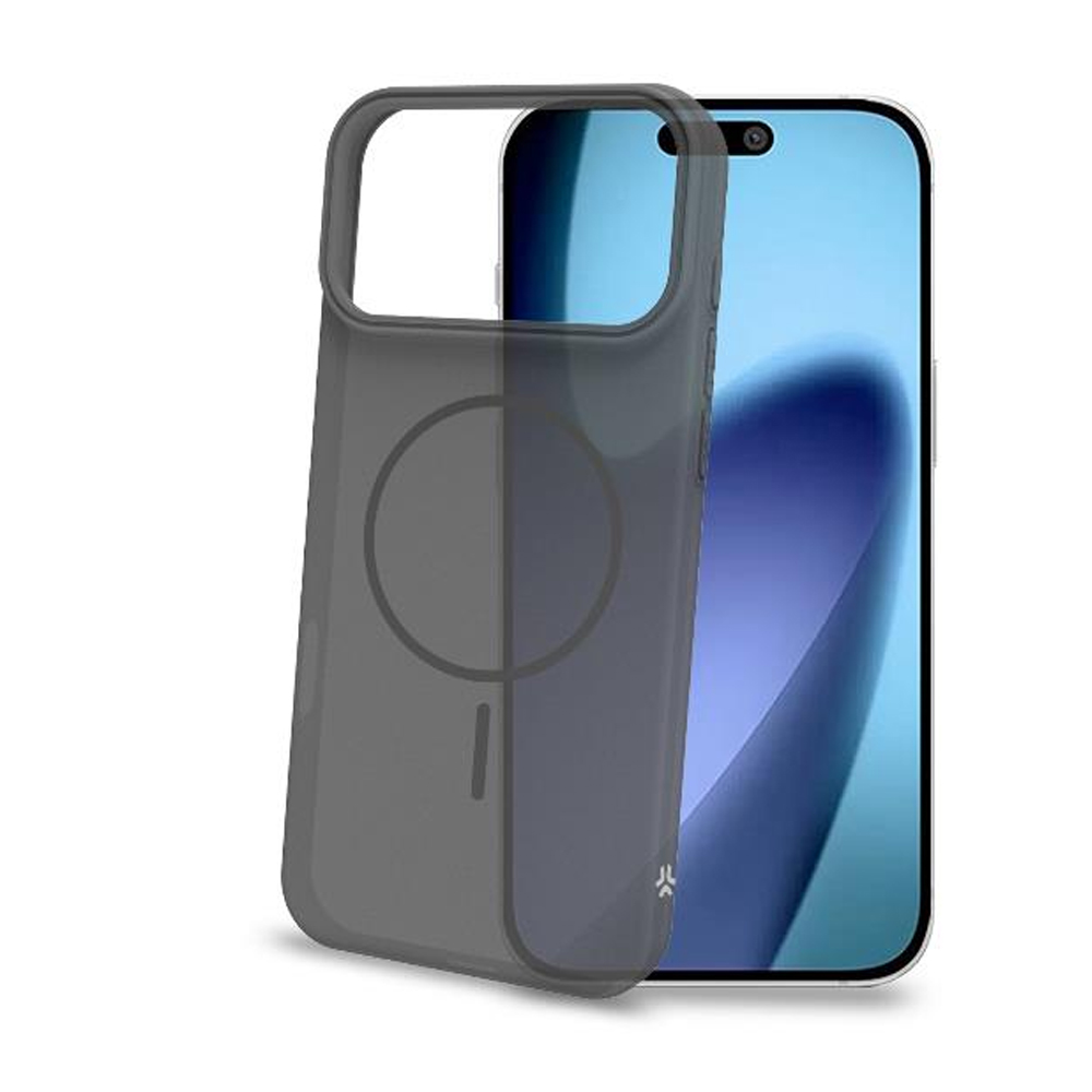 CELLY MAGSAFE TPU TRANSPARENT SAND CASE BLACK IPHONE 17 PRO MAX