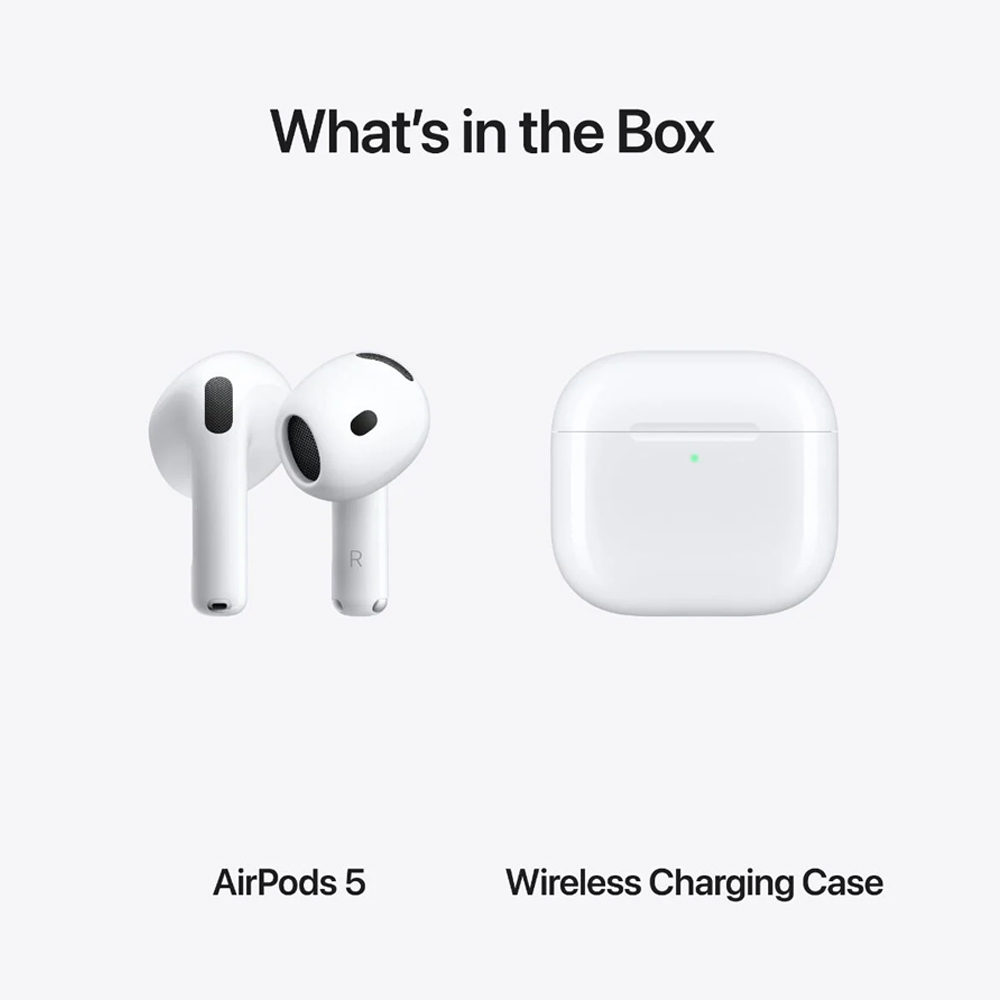 APPLE AIRPODS 5 WITH WIRELESS CHARGING CASE
