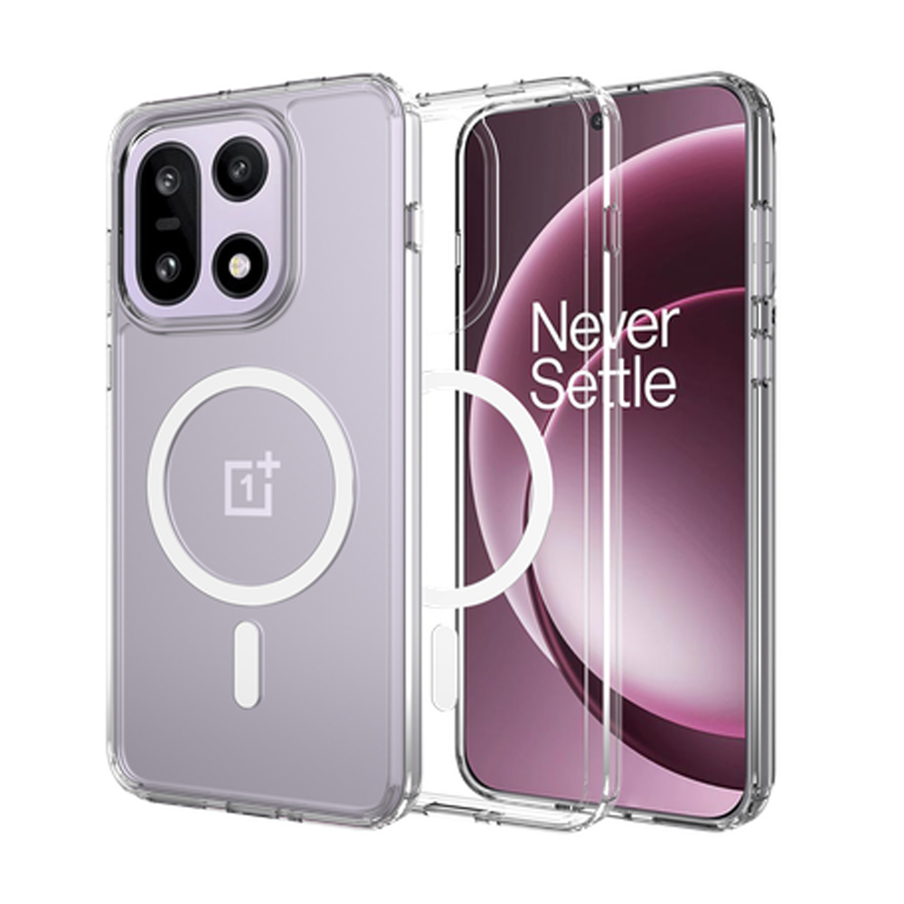 JUST IN CASE ARMOR ELITE CASE ONEPLUS 15 MILITARY GRADE W/MAGSAFE CLEAR