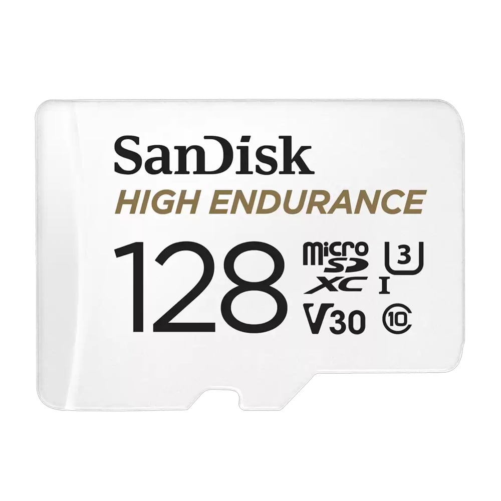 SANDISK HIGH ENDURANCE MICROSD CARD - 128GB