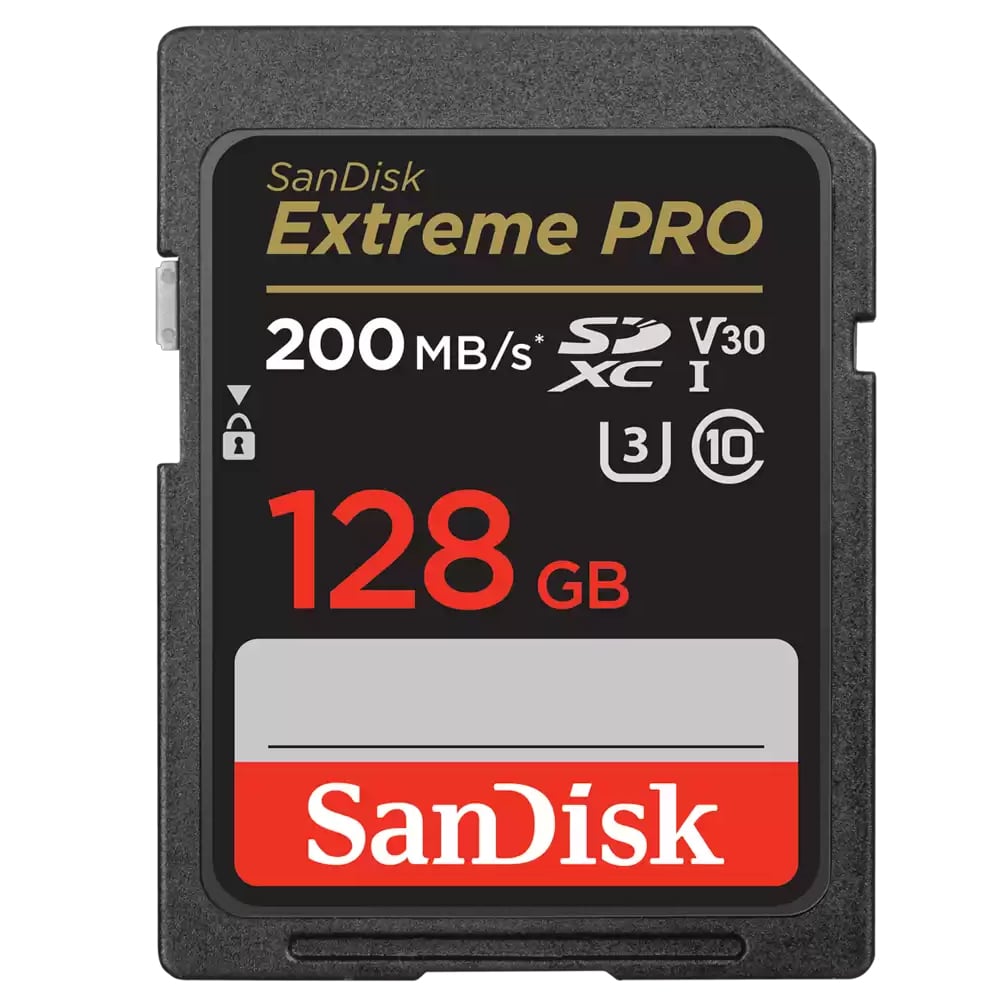 SANDISK EXTREME PRO SDHC/SDXC UHS-I 200MB/S - 128GB
