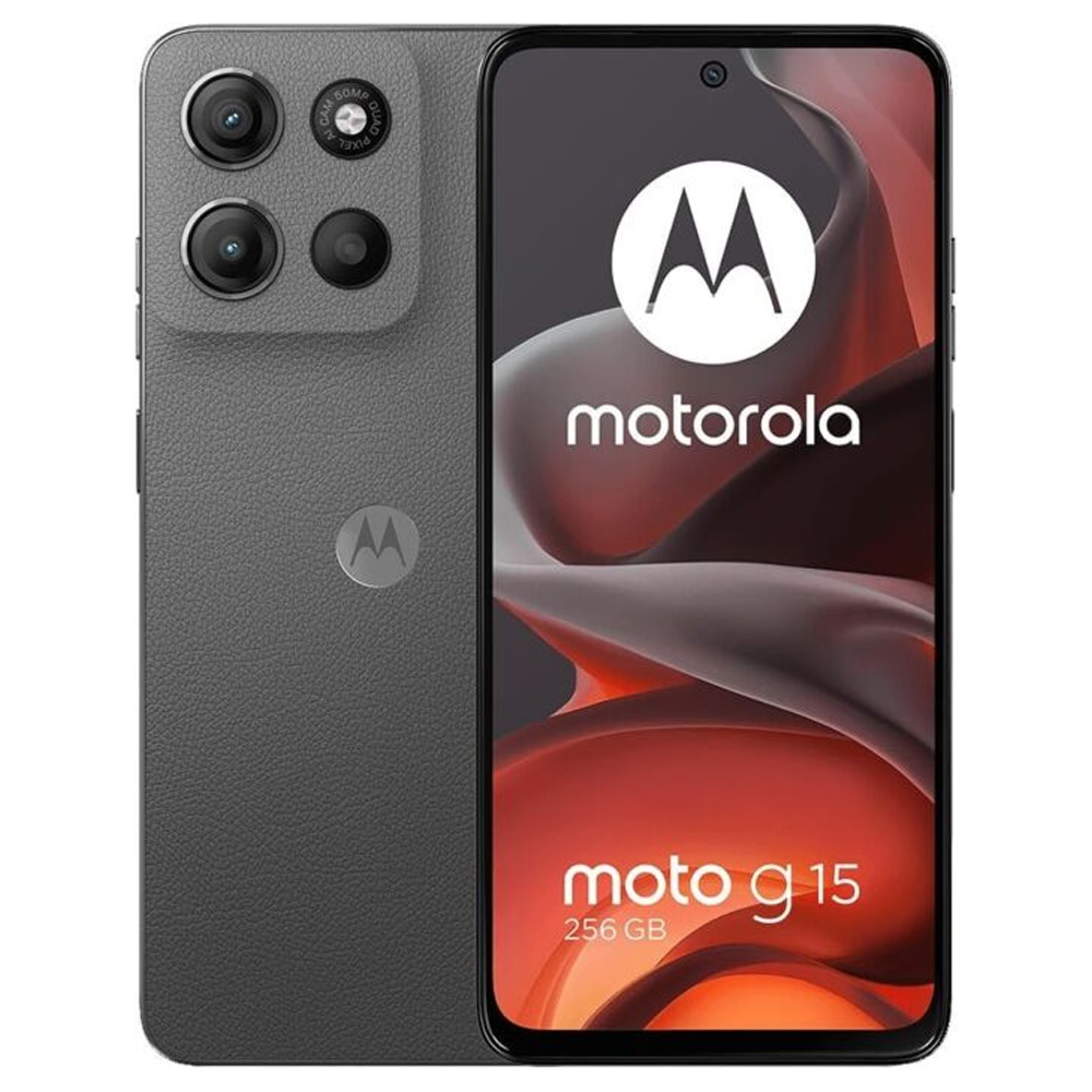 MOTOROLA MOTO G15 POWER - DUAL SIM | 4G | 8 GB | 256 GB - GRAVITY GREY 