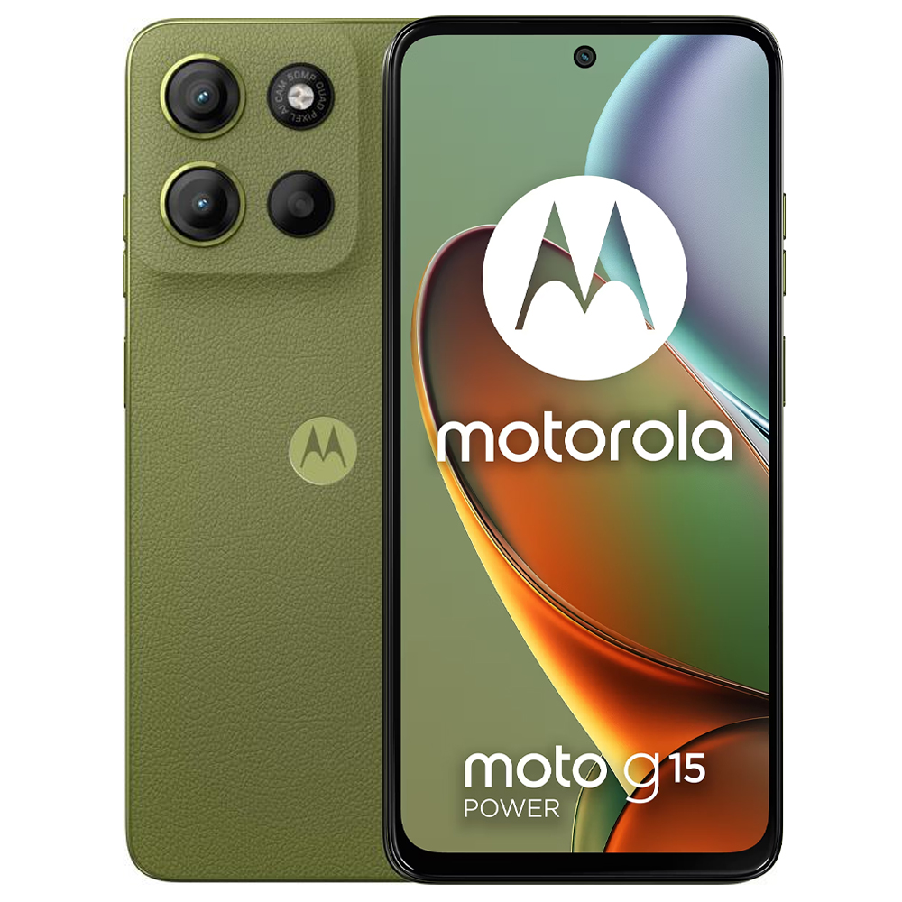 MOTOROLA MOTO G15 POWER - DUAL SIM | 4G | 8 GB | 256 GB - IGUANA GREEN