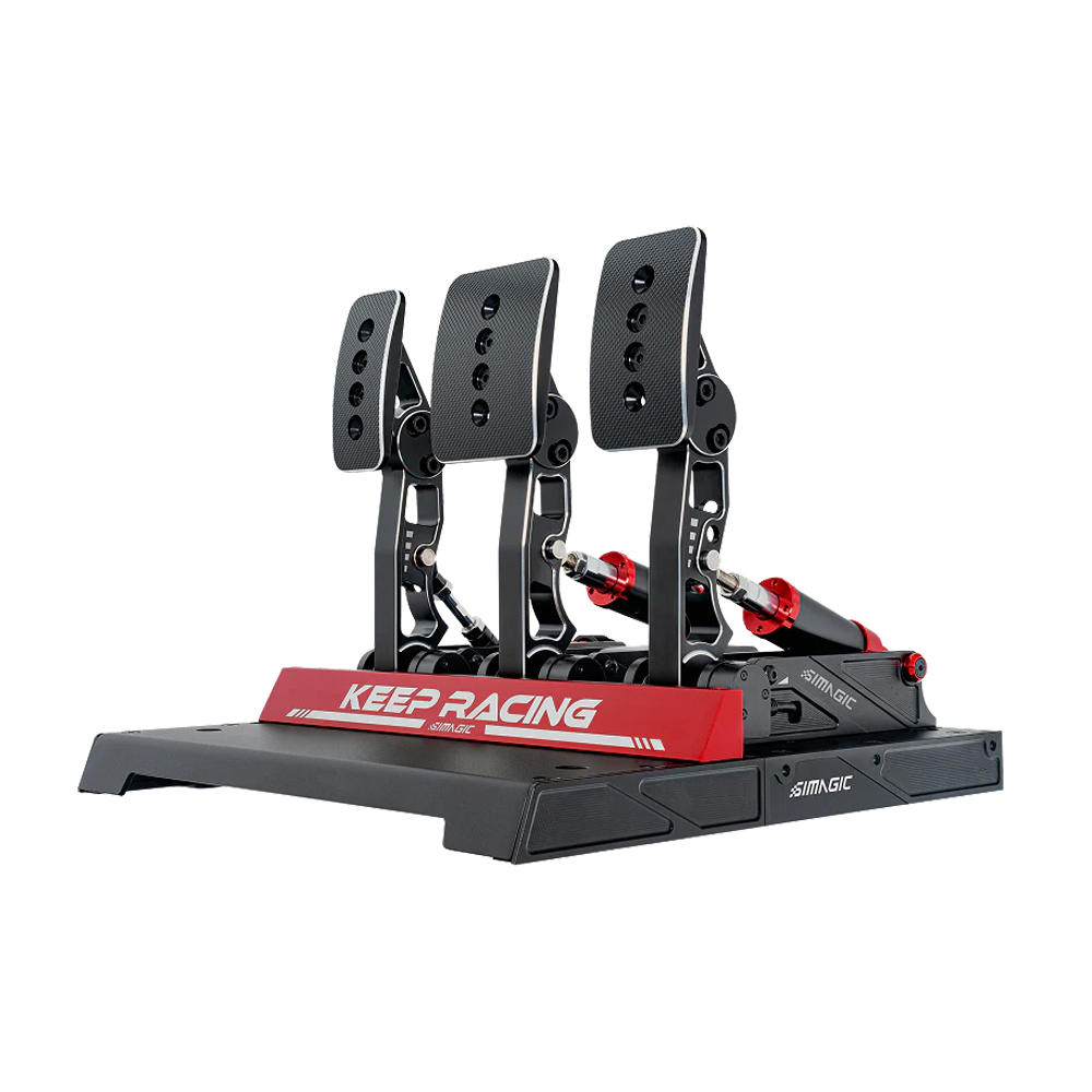 SIMAGIC P1000-3 PEDAL SET – 3-PEDAL LOAD CELL / HALL MODULAR SYSTEM