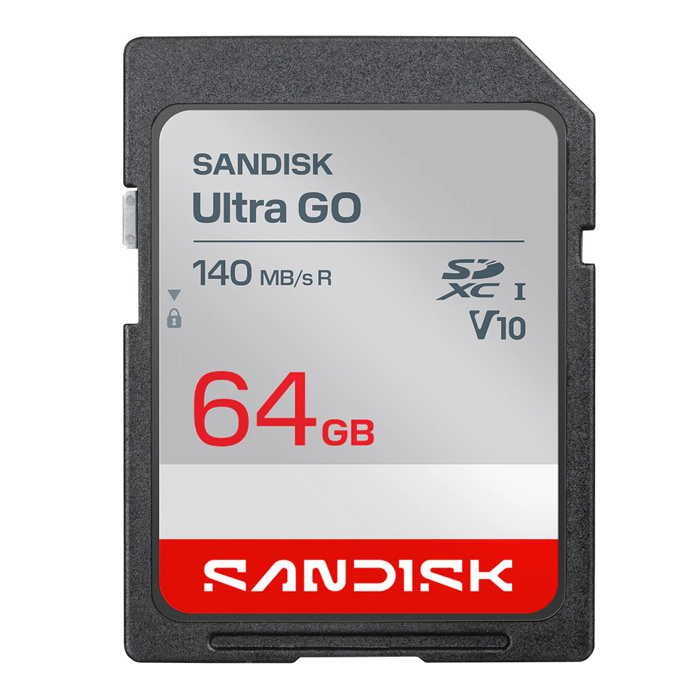 SANDISK ULTRA GO SDHC/SDXC UHS-I SD CARD 64GB
