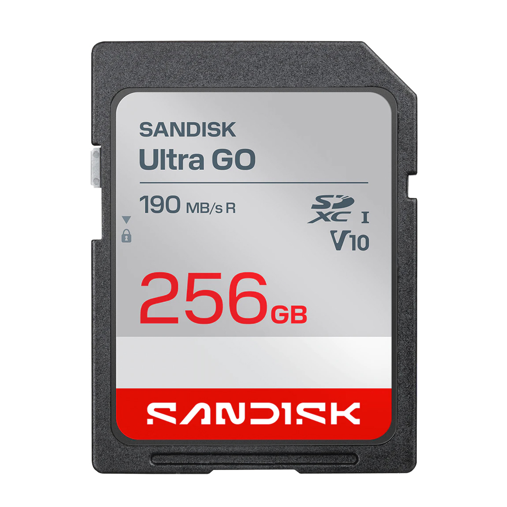 SANDISK ULTRA GO SDHC/SDXC UHS-I SD CARD 256GB