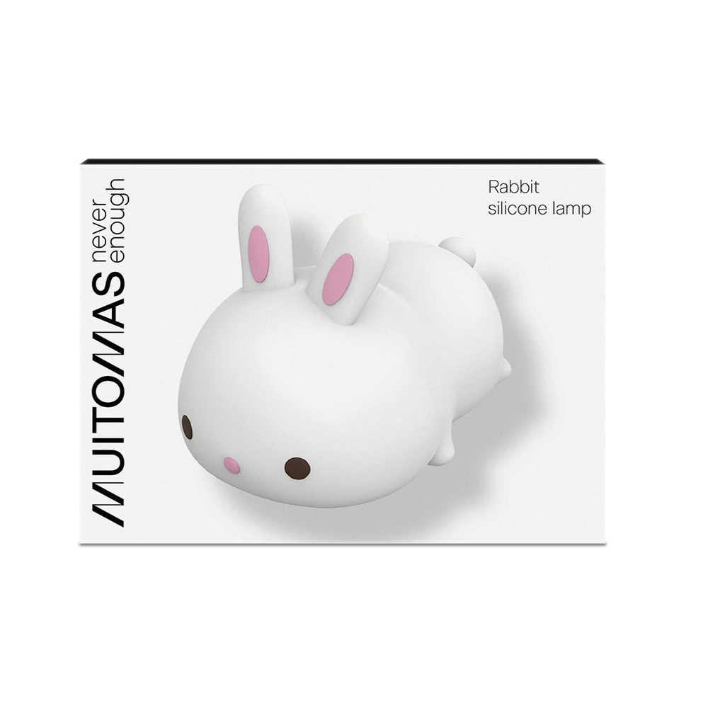 MUITOMAS SILICONE RABBIT KIDS LAMP USB-C