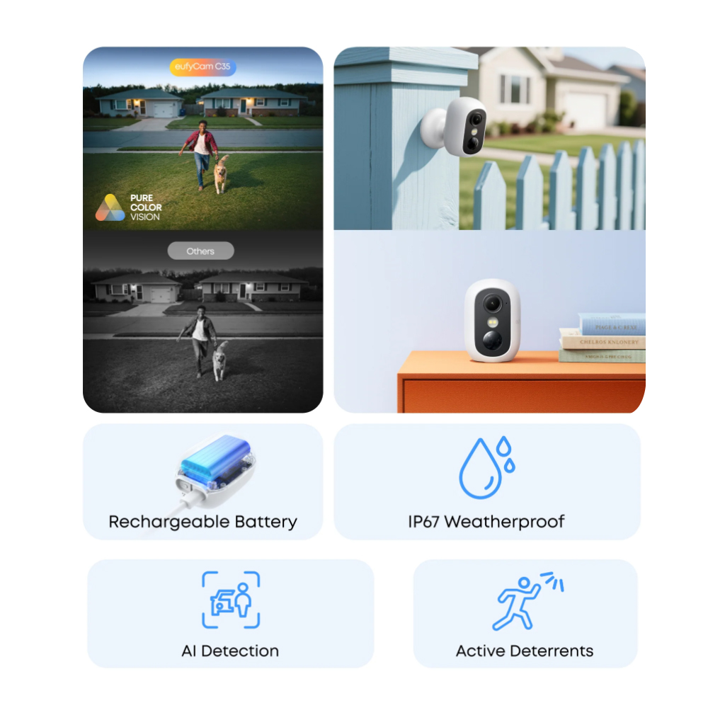 ANKER EUFYCAM C35 SOLO CAMERA WHITE