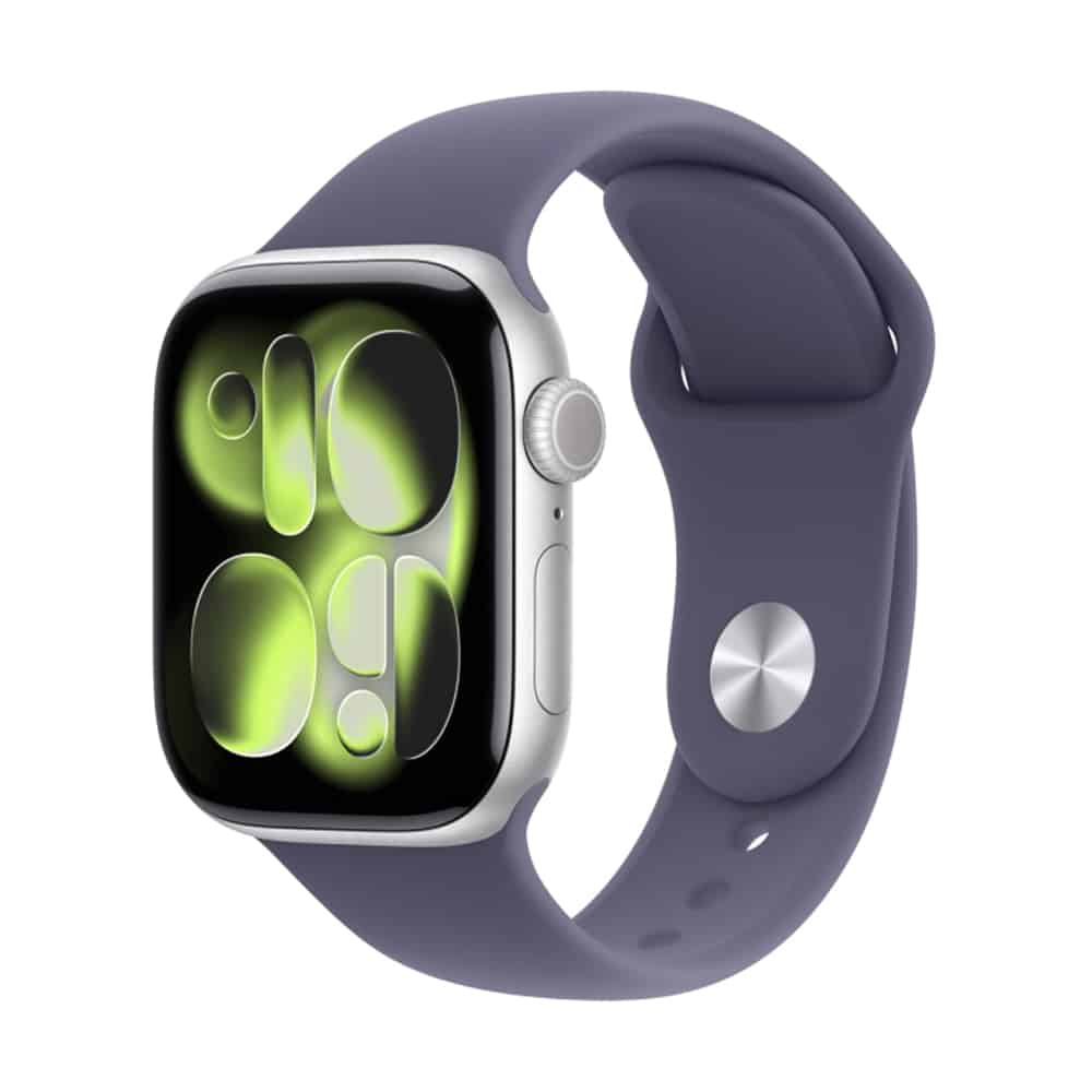 Apple Watch Series 11 GPS 42mm Silver Aluminium with Purple Fog Sports Band.jpg