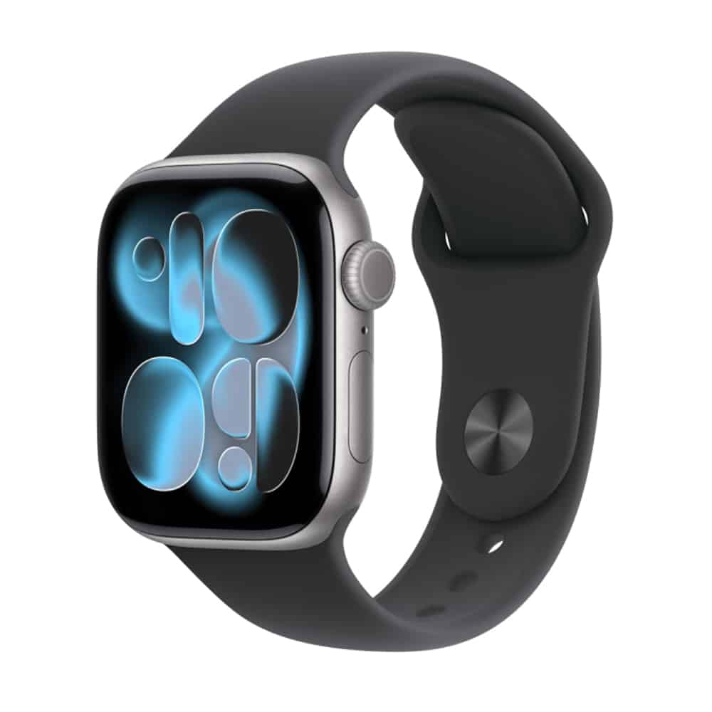 Apple Watch Series 11 GPS 42mm Space Grey Aluminium with Black Sport Band