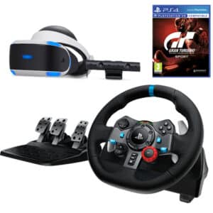 Gran Turismo 7 + Logitech G29 Playstation Racing Wheel Sony Playstation VR & Camera Gran Turismo 7 + Logitech G29 Playstation Racing Wheel Sony Playstation VR & Camera