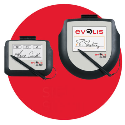 Evolis signature pads