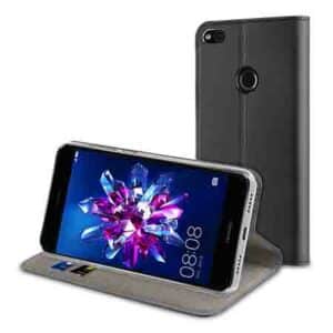 Muvit Black Folio Stand For Huawei P8 Lite 2017
