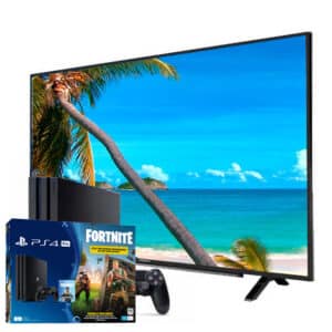 Sony Playstation 4 Pro 1TB Fortnite Bundle + Grundig 4K 49" TV