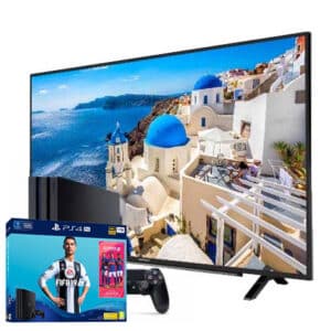 Sony Playstation 4 Pro 1TB Ps4 Fifa 19 Bundle + Grundig 4K 40" TV