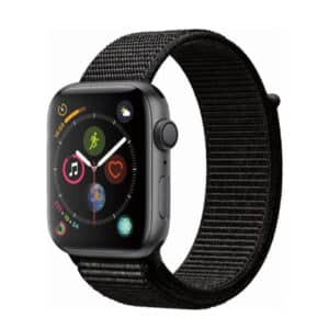 Apple Watch Series 4 44mm Space Grey Aluminium Case with Black Sport Band