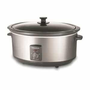 Morphy Richards Oval Stainless Steel Slow Cooker 6.5L