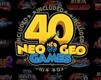 Neo Geo Mini HD Gaming Console | 40 Games