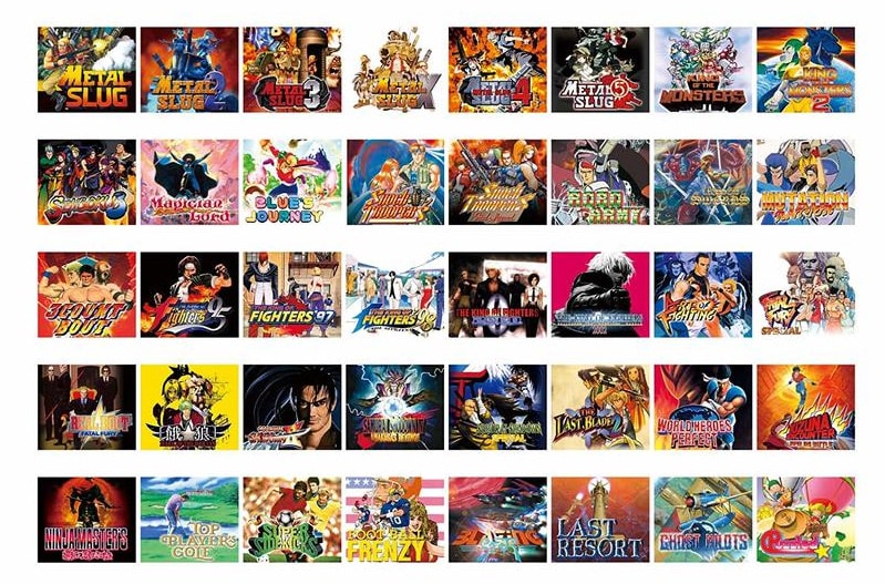 Neo Geo Mini HD Gaming Console | 40 Games