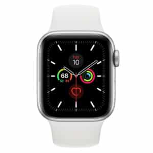 Apple Watch Series 5 GPS 40mm Aluminium Silver Sport Band White