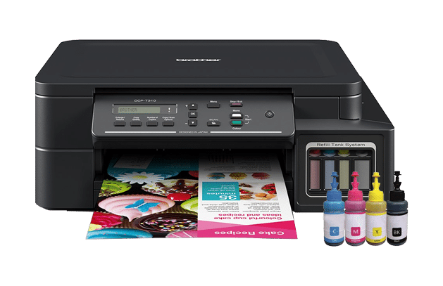 Brother DCPT310 Colour All in One- Refill Tank System Printer