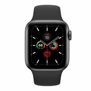 Apple Watch Series 5 GPS 44mm Aluminium Space Grey Sport Band Black